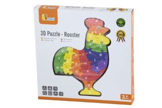 Obrázek z 3D Puzzle - Kohout s písmenky  